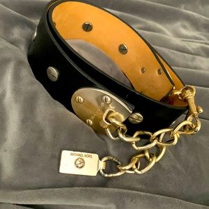 Michael Kors Leather studded belt